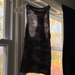 Old Navy Camouflage Tank Top - Black and Gray